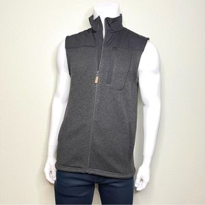 GEORGE Black Fleece Vest
